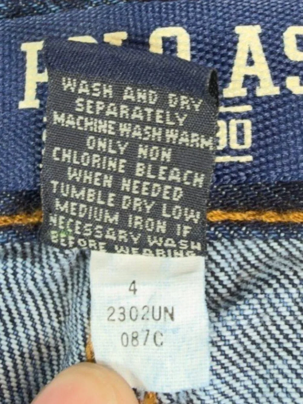 U.S. Polo Assn Carpenter Jeans Boys 14 Blue Cotton Easy Fit Utility NWT